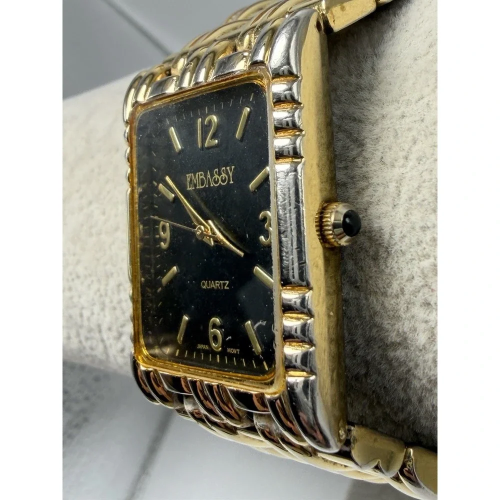 Embassy MBS518 New Battery‎ Mens Tank Watch 27MM 7.75